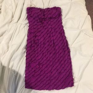 Strapless sweetheart dress